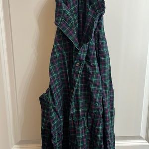 J. Crew Brushed Twill Plaid Casual Button Down Shirt Men’s X-Large